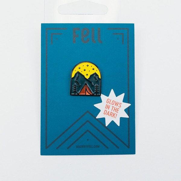 fell brand night camping pin